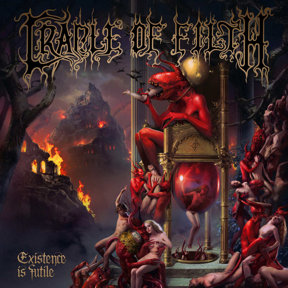 Cradle Of Filth: Existence Is Futile (2021) Book Cover