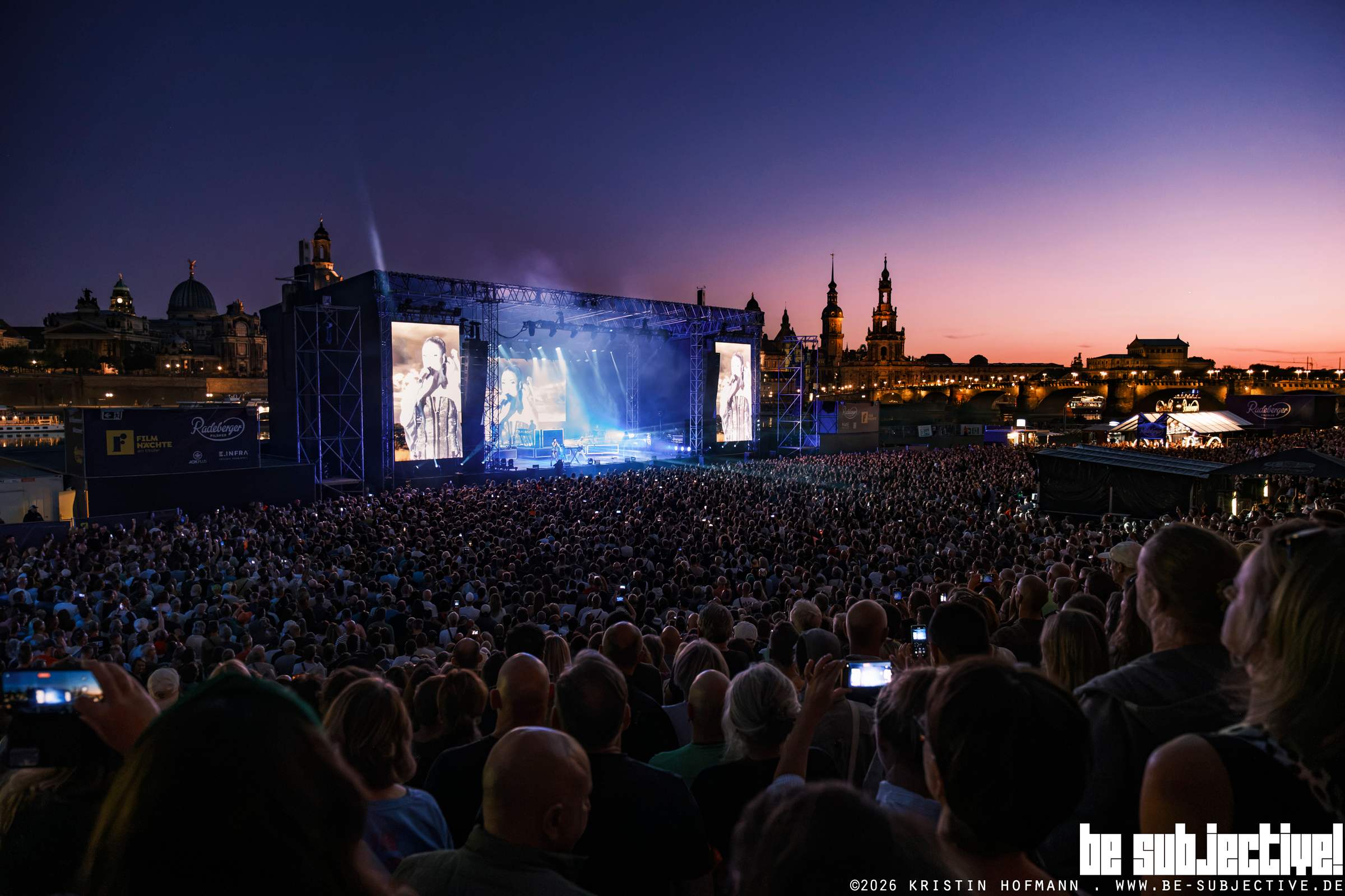 Moby Filmnächte am Elbufer Dresden Konzertfoto (Foto: Kristin Hofmann bs! 2026)